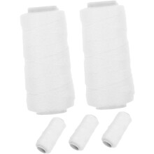 5 rouleaux de fil de coton pour épilateur facial