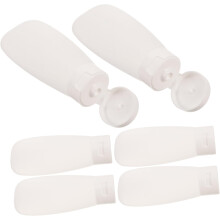 6er-Set Reise-Toilettenartikelflaschen, auslaufsichere, tragbare Shampoo-Flaschen für Reisen, Quetschbehälter für Kosmetikartikel