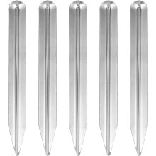 5 Stück Ersatzklingen aus pulverisiertem Edelstahl, Metallspatel zum Mischen von Laborpasten und feinen Pulvern