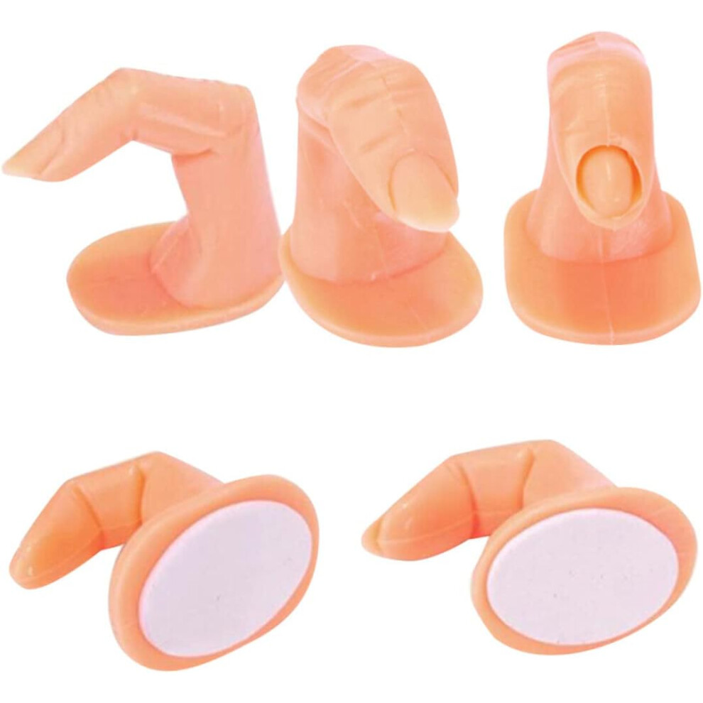 Hkhbjs Manicure Practice Fingers Insertable Nail Tips Portable Training Tool For Nail Design And Salon Use
