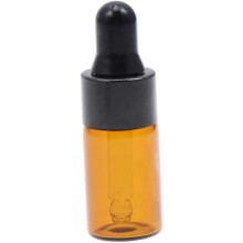 50 Stück leere Glas-Tropfflaschen, Unterflaschen für ätherische Öle, Kosmetik, Toner