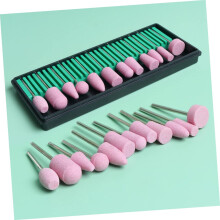 12 stk. neglekunst poleringsbiter ull slipehode for manikyr UV-gel akrylnegler