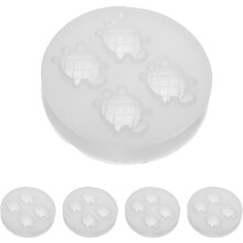 5er-Pack Silikon-Epoxidharz-Formen, Mini-Schildkröten-Tierformen für Bastelarbeiten, DIY-Anhänger, Schlüsselanhänger, Schmuckkunst