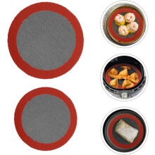 tapetes de silicona reutilizables con superficie lisa para hornear y cocinar al vapor dumplings y dim sum.