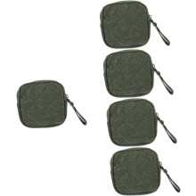 5pcs Girls Nursing Mat Pouch for Sanitary Napkin Storage Small Multipurpose Travel Bag