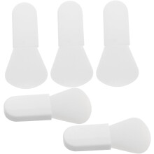 5-teiliges Set Silikon-Gesichtsmaskenpinsel, weicher Make-up-Spatel für Hautpflege, Mini-Körperlotion-Applikator