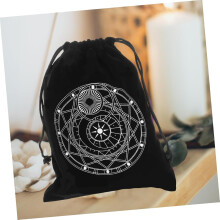 2er-Pack Aufbewahrungsbeutel für Tarotkarten mit Kordelzug, elegante Schmuckbeutel, stabiler Reißverschluss, vielseitig verwendbare Beutel