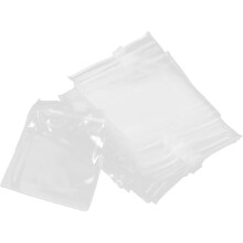 Lot de 50 pochettes refermables à fermeture éclair (8 x 8 cm), petites pochettes de rangement en plastique pour bijoux, idéales pour les voyages.