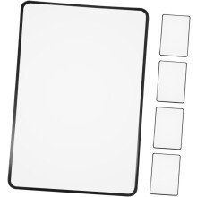 Lot de 5 marque-pages loupe ultra-fins en PVC, feuilles loupe de lecture pleine page