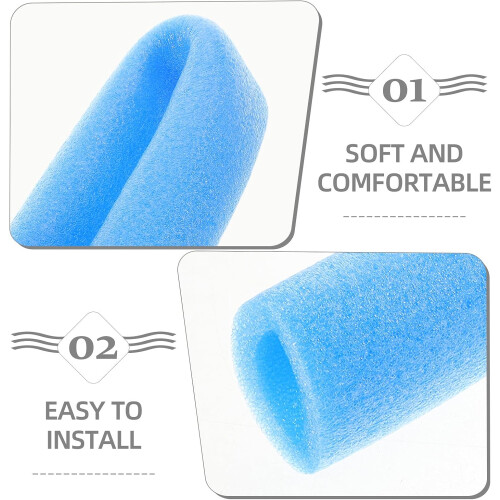 12Pcs Trampoline Pole Foam Sleeves Anti-Collision Covers Protective Padding Tubes