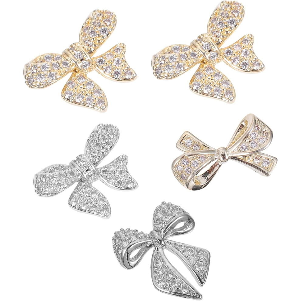 Hkhbjs 5Pcs Rhinestones Nail Art Gems For Girls Multi Shaped Gems Glue Glitter Nail Jewelry