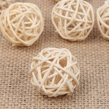 20 palline di rattan per aromaterapia, diffusore, colore kaki, materiale naturale, elevata volatilità, riempitivo per vasi.