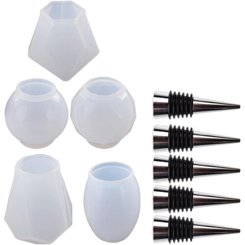 DIY Bottle Stoppers Decorative Silicone Molds Design and Creative Style