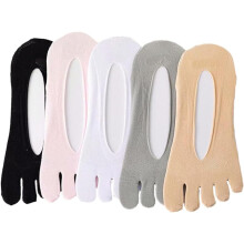 Paar Zehensocken für Damen, atmungsaktive, unsichtbare Socken mit niedrigem Schaft, ideal für Sport und Alltag