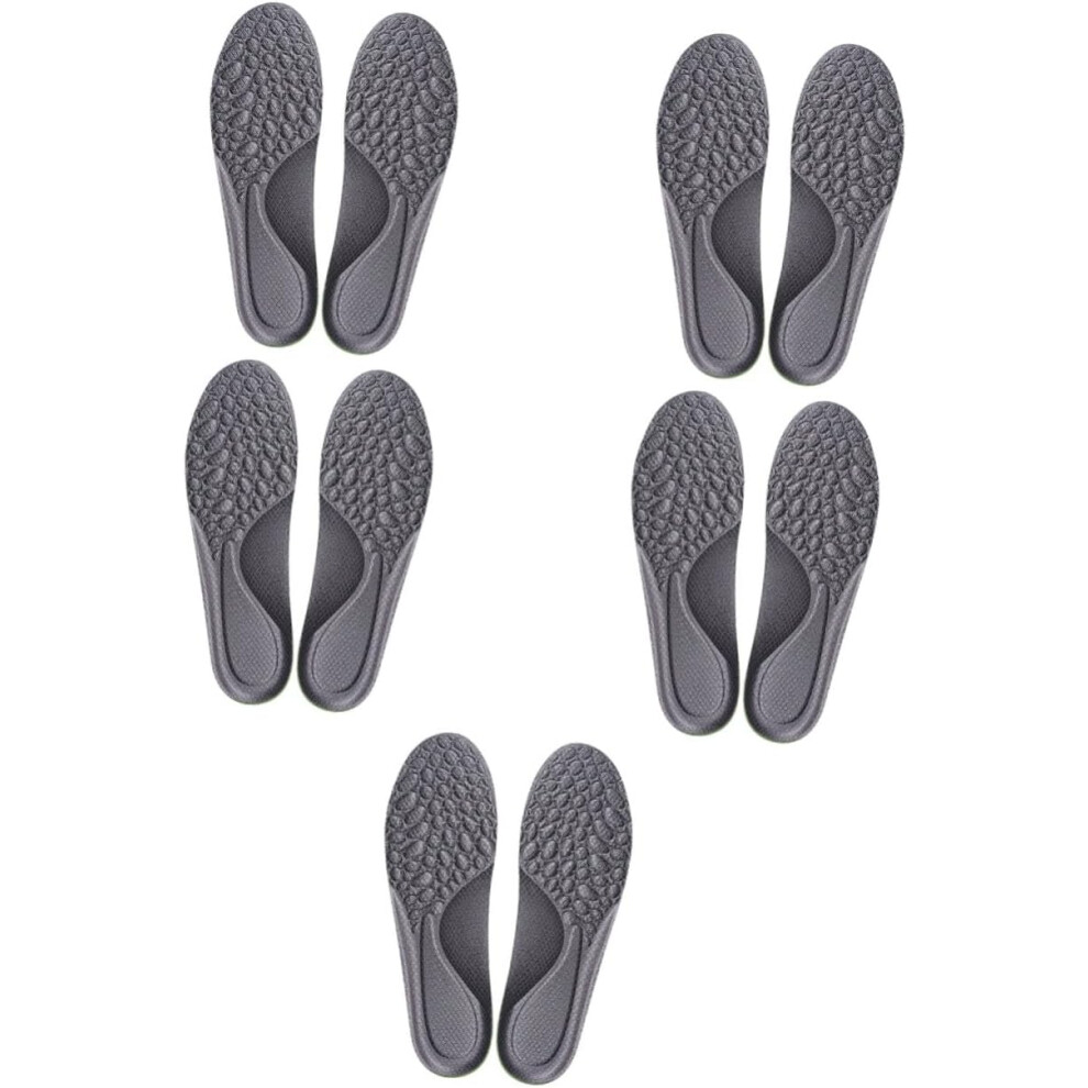 Hkhbjs 5Pairs Shock-Absorbing Insoles For Sports Breathable Shoe Pads Foot Arch Support Inner Insoles