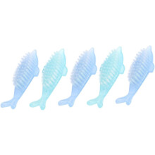5pcs Nail Brush Dust Cleaning Brush Convenient Nail Portable Pedicure Toe Cleaning