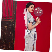 Épingle à cheveux à pompon style chinois, élégants accessoires pour cheveux Hanfu