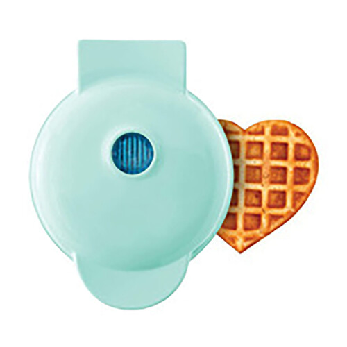 Gofrera eléctrica con forma de corazón – compacta, antiadherente, 1