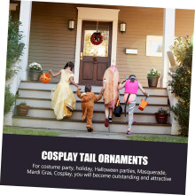 Čelenka s líščími ušami, chlpatý zvierací kostým na halloweensku udalosť, zvierací cosplay kostým, chlpaté vlasové doplnky