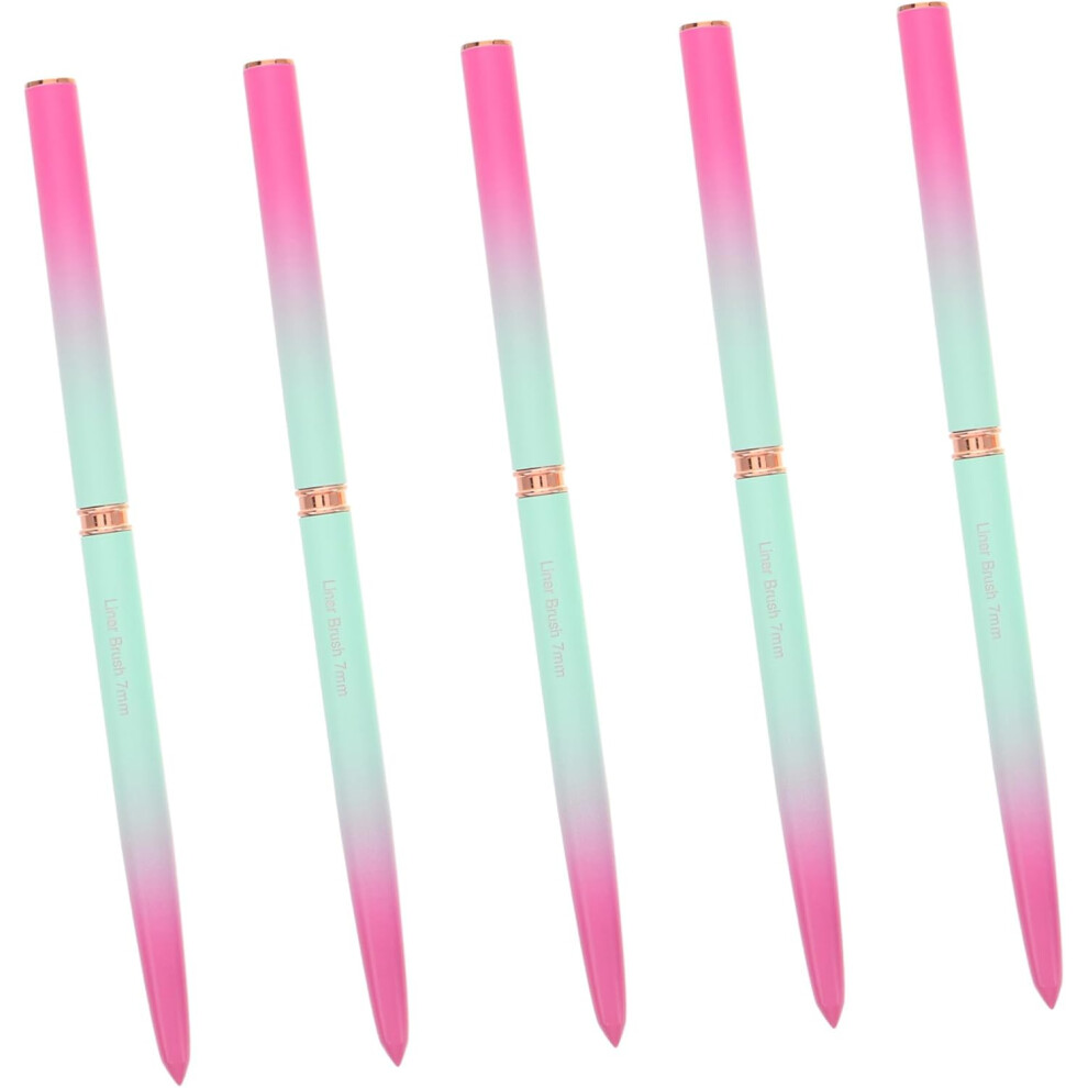 Hkhbjs 5Pcs Drawing Pen Set Metal Nail Art Brushes Liner Brush For Thin Details Fine Drawing