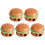 5 taille-crayons manuels en forme de hamburger 1
