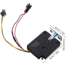 Elektrisch bediend slot DC12V mini servodeurvergrendeling met detectieschakelaar