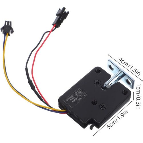 Elektrisch bediend slot DC12V mini servodeurvergrendeling met detectieschakelaar