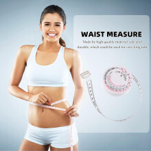 Set van 2 draagbare meetlinten van 1,5 meter voor taille- en BMI-meting en fitness.