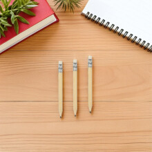 Set di 120 mini matite da golf con gomma, matite corte in legno da 10 cm, portatili, ideali per studenti.