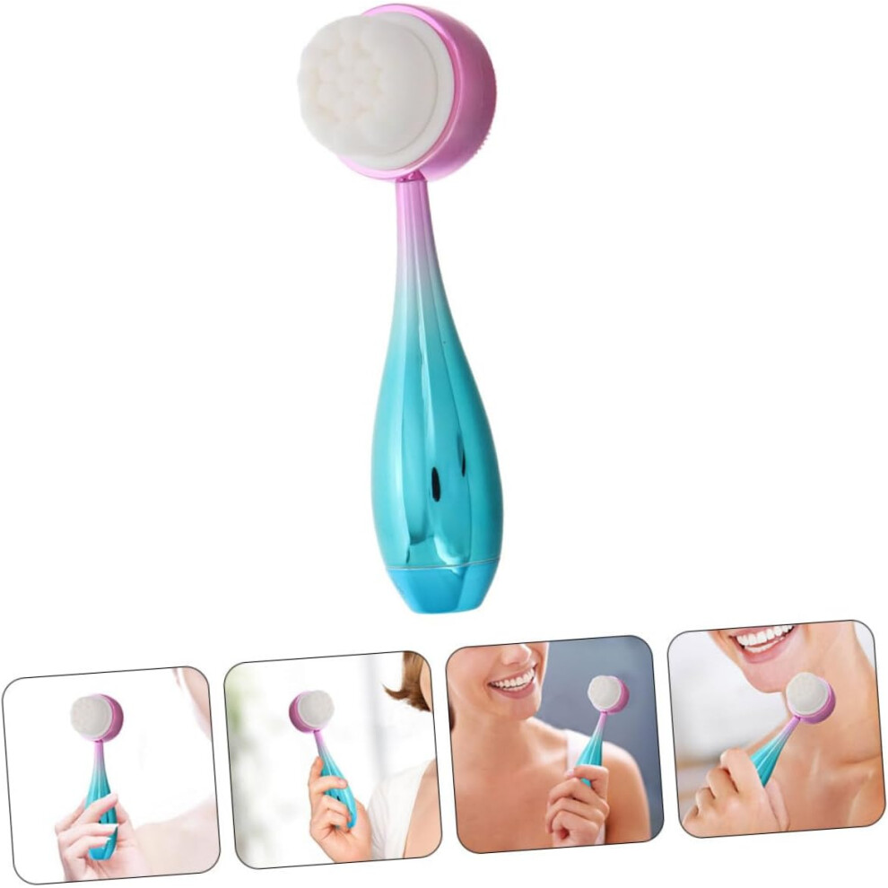 Hkhbjs 2Pcs Silicone Facial Brush Skin Scrubber Manual Cleansing Brush Exfoliant For Deep Pore Cleaning Skincare