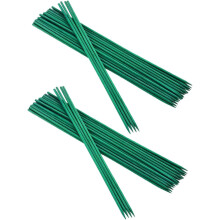 50 pezzi di paletti di bambù per piante da giardino, robusti bastoncini verdi per la crescita delle piante