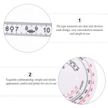 Fita de medição do corpo de 1,5 m Conjunto de medidas de fita portátil da cintura e da saúde do Bmi de 2pcs para a aptidão física