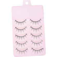 5 Paar natürliche künstliche Wimpern, Beauty-Accessoire, Make-up-Wimpern für Mädchen