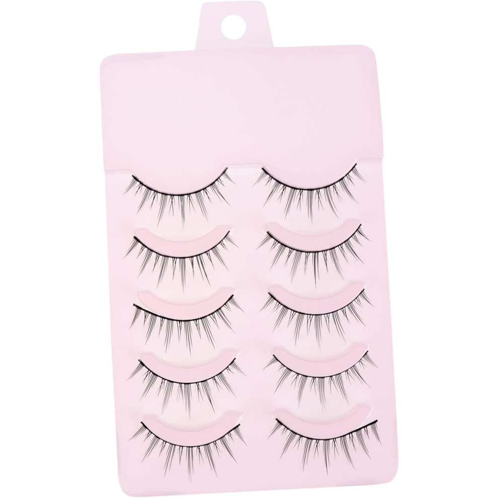 Hkhbjs 5Pairs Natural Fake Eyelash Beauty Accessory Girl Makeup Eyelashes