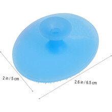 2pcs Silicone Facial Cleansing Brush Pad Handheld for Women Skin Care Tools Face Massager Brush for Daily Use
