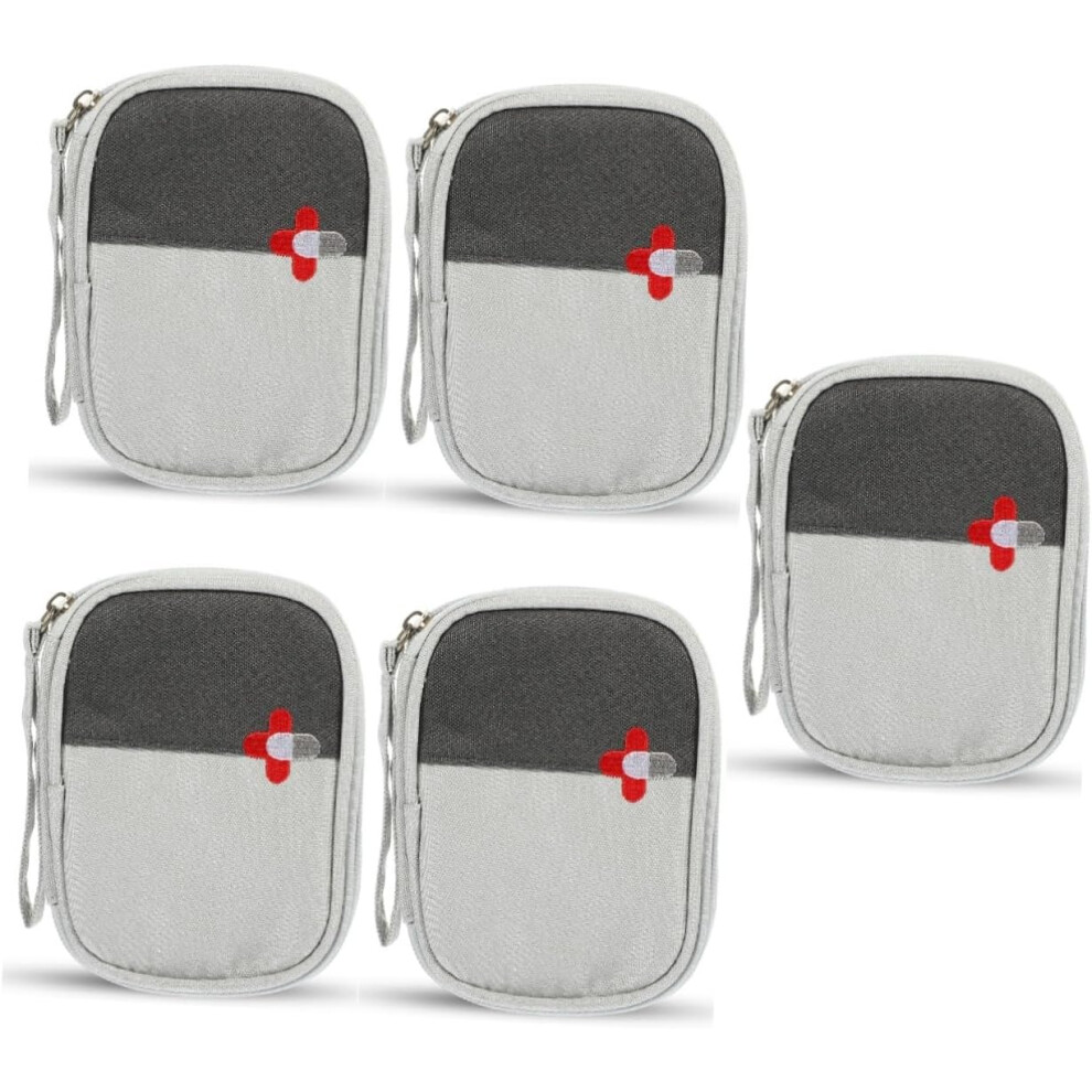 Hkhbjs Light 5Pcs Household First Aid Pouch Nursing Bag For Camping Medicine Bag Zipper