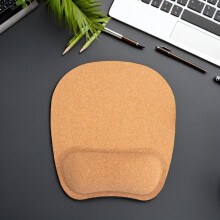 2 Stück Handgelenk-Mauspads mit weicher Kork- und Gummibasis für ergonomische Unterstützung