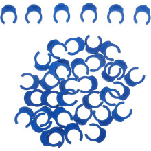 50pcs Blue Quick Connect Tube Clips for Pe Pipes, Reverse Osmosis Water Filter Locking Fittings
