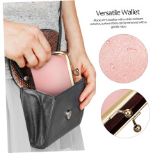 2pcs Coin Purse Wallet Mini Change Purse Vintage Style Pu Leather Portable Coin Holder Pouch