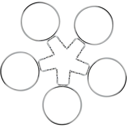 5pcs Peg Board Jar Hooks Round Hook Pegboard Accessories Metal Peg Board Cup Hanger