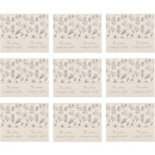 50 Stück selbstklebende Aufkleber für Schachteln, Scrapbooking und mehr