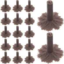 50 pieds d'arbres miniatures en plastique marron clair pour dioramas et paysages.