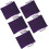 5pcs Purple Velvet Drawstring Bundle Pockets for Electronics Cable Management Bags 1