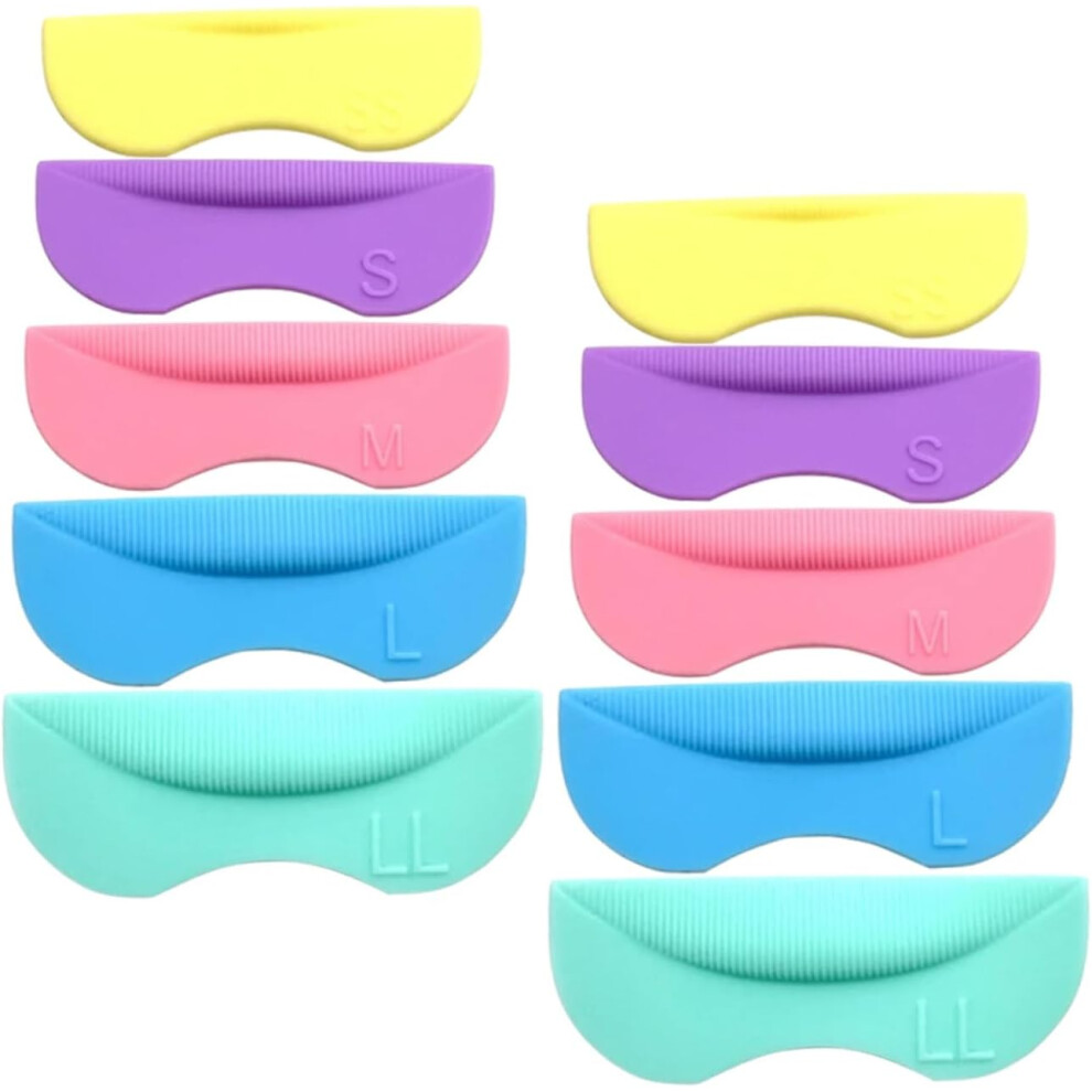 Hkhbjs 5Pairs Lash Perming Pads Silicone Eyelash Lift Rods Curler Aid For Eyelash Makeup Tool