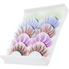 5 Paar künstliche Wimpern für Mädchen, leichtes Material