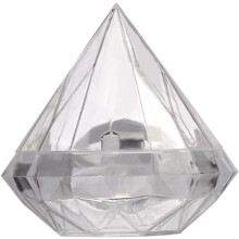 5 Stück leere Mini-Kosmetikfläschchen aus Kunststoff in Diamantform, wiederbefüllbar, für Reise-Toilettenartikel und Probenbehälter