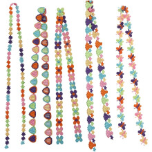 5 Pcs Embroidered Water-Soluble Lace Trim Set, Delicate Sewing Applique