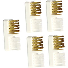 5 stuks koperdraad reinigingsborstels voor nagelfreeskoppen, stofborstels voor manicure- en nagelkunstgereedschap