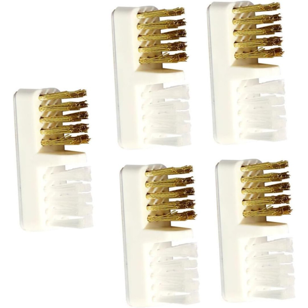 Hkhbjs 5Pcs Copper Wire Cleaning Brush Nail Drill Polishing Head Dust Brush For Manicure Nail Art Tools