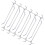 Classic Door Hanger Hooks Set 50Pcs Triangular Hole Board Hooks Storage Hooks for Home Dorm Office 1